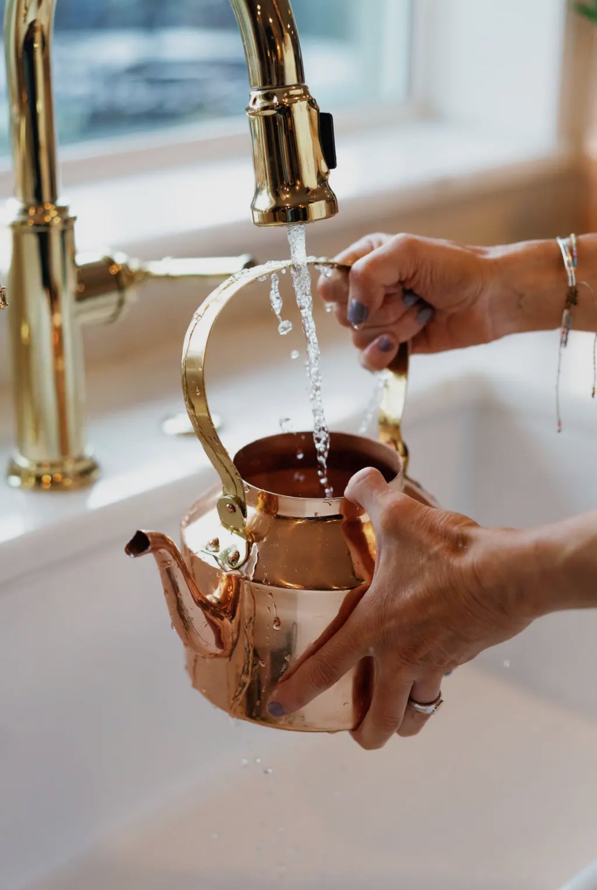 English Copper Tea Kettle