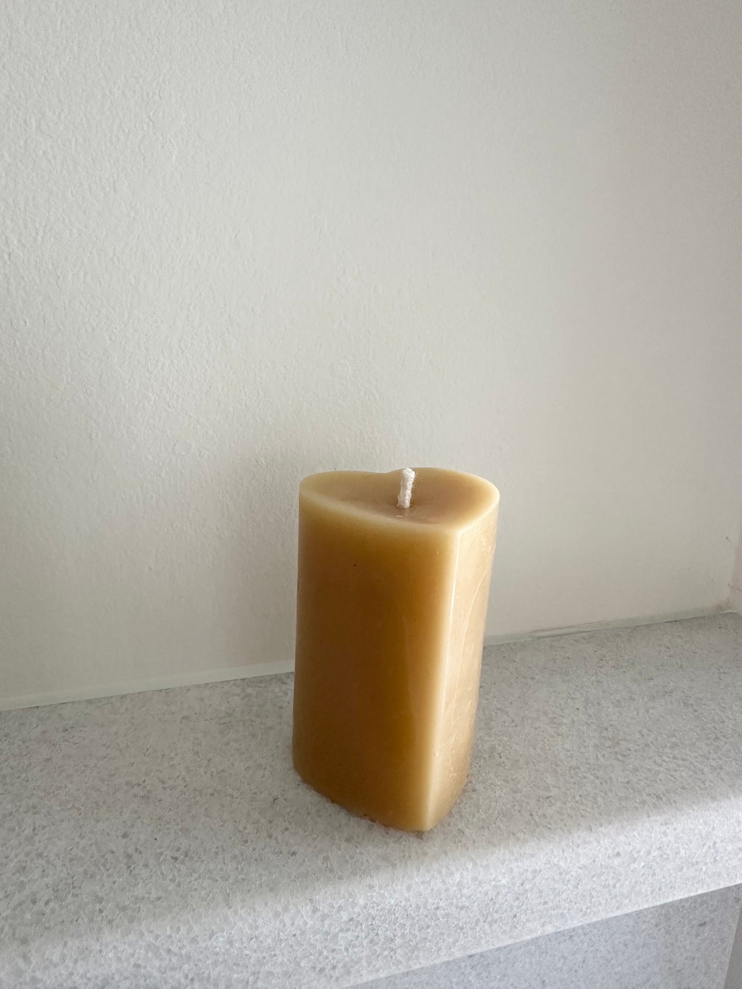 Heart Pillar Candle