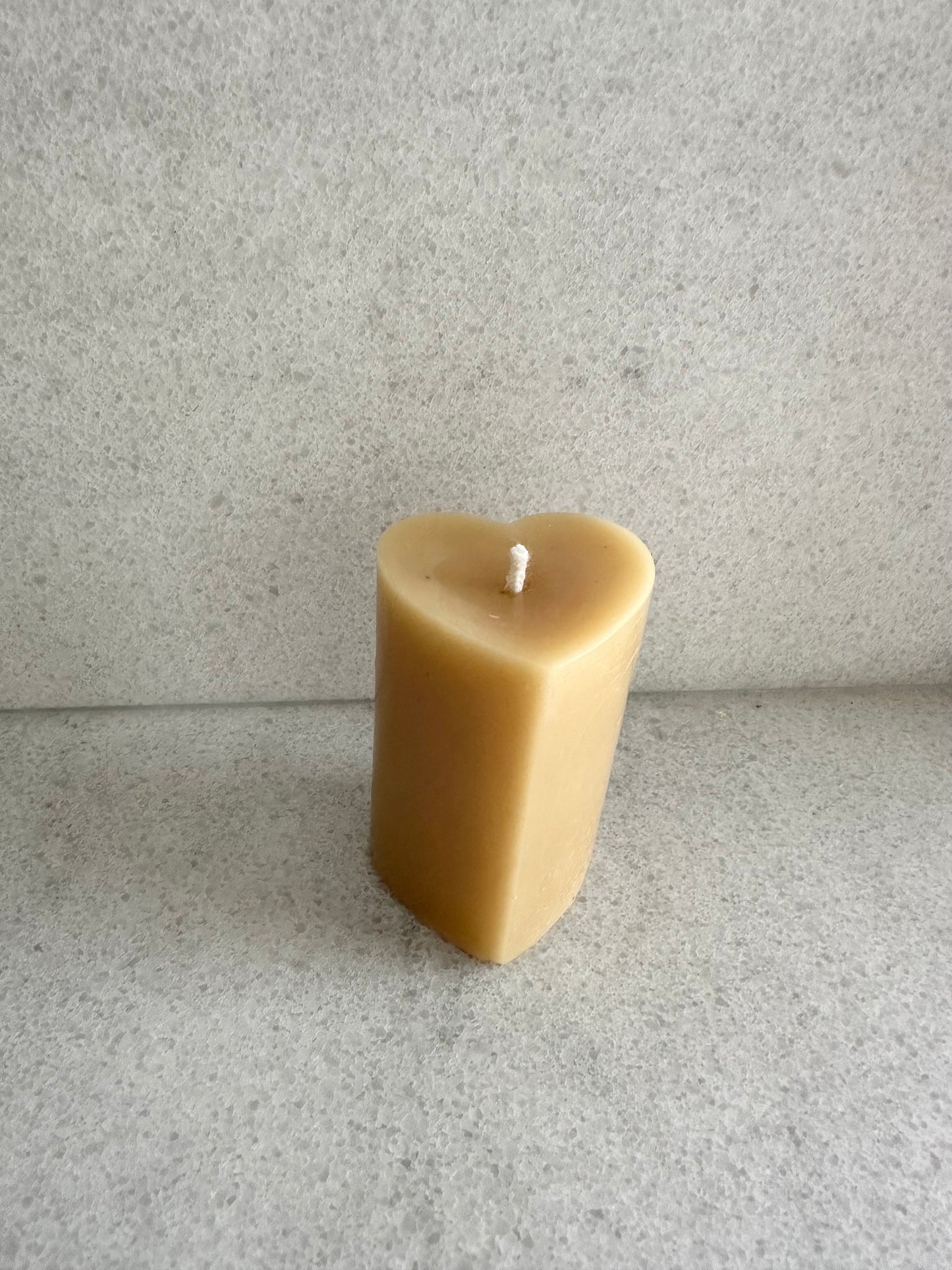 Heart Pillar Candle