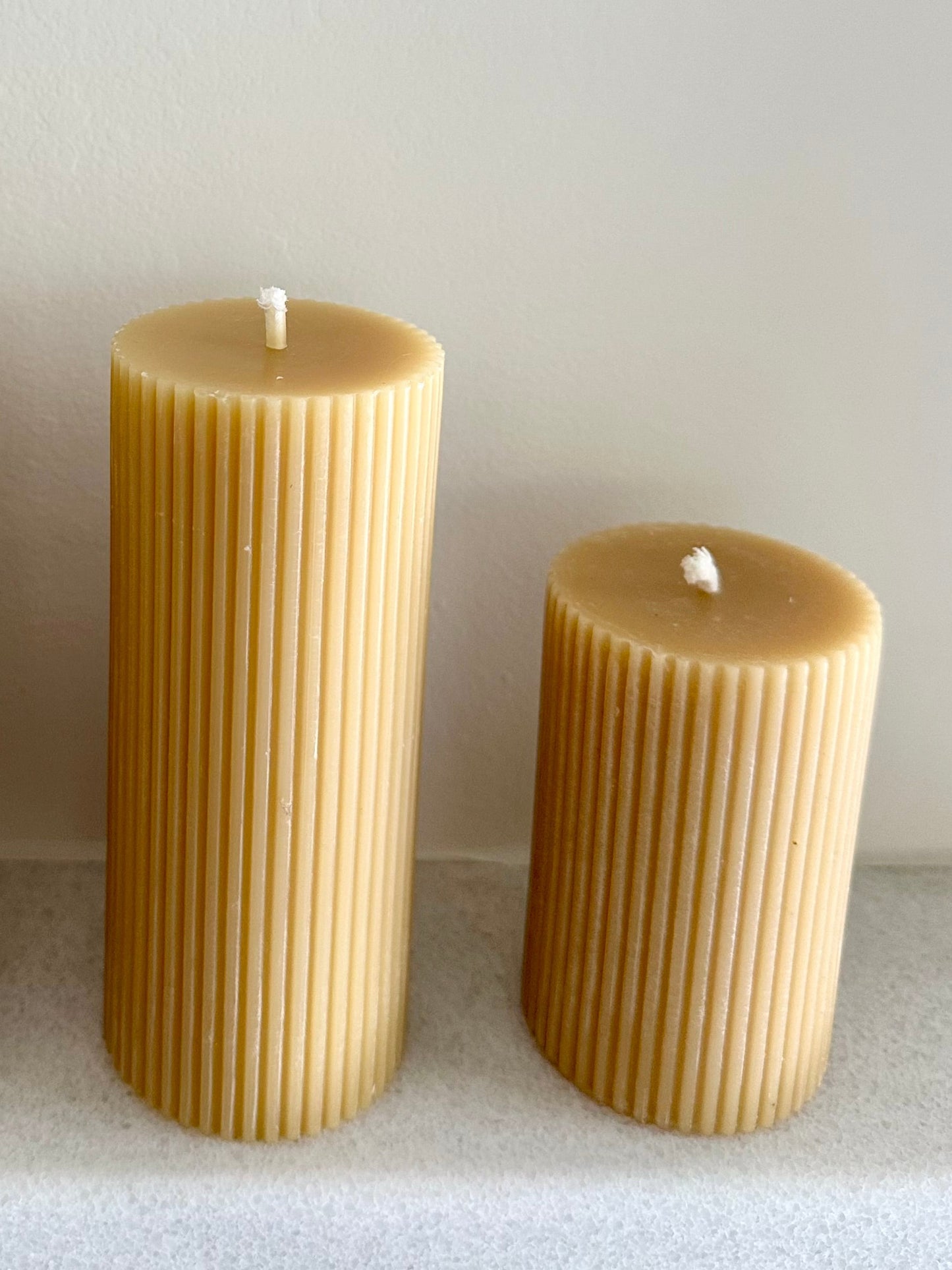 Fluted Pillar Candle