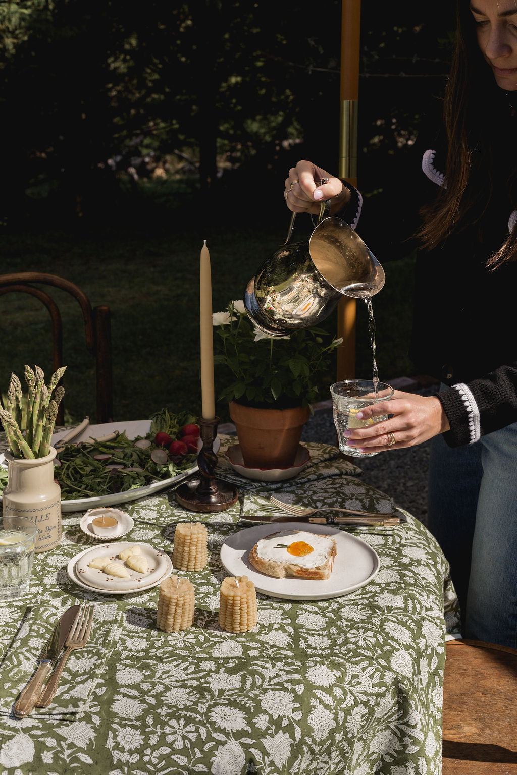 Cotton Table Cloth - Secret Garden