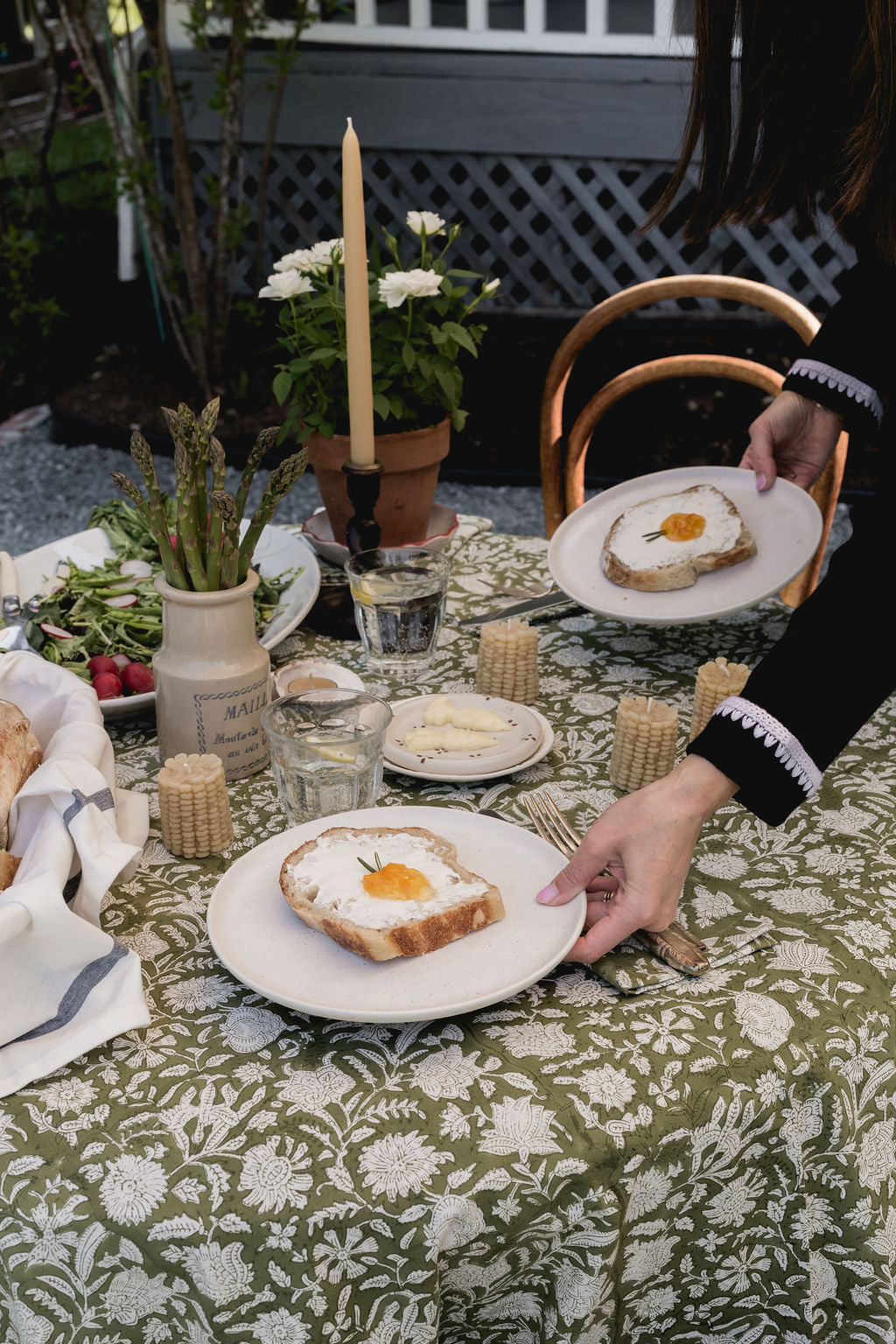 Cotton Table Cloth - Secret Garden