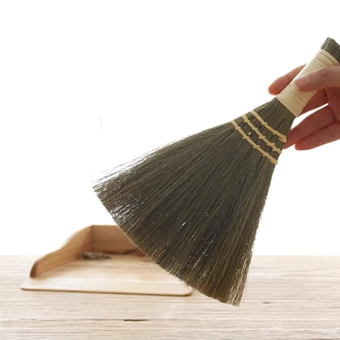 Handcrafted Straw Broom