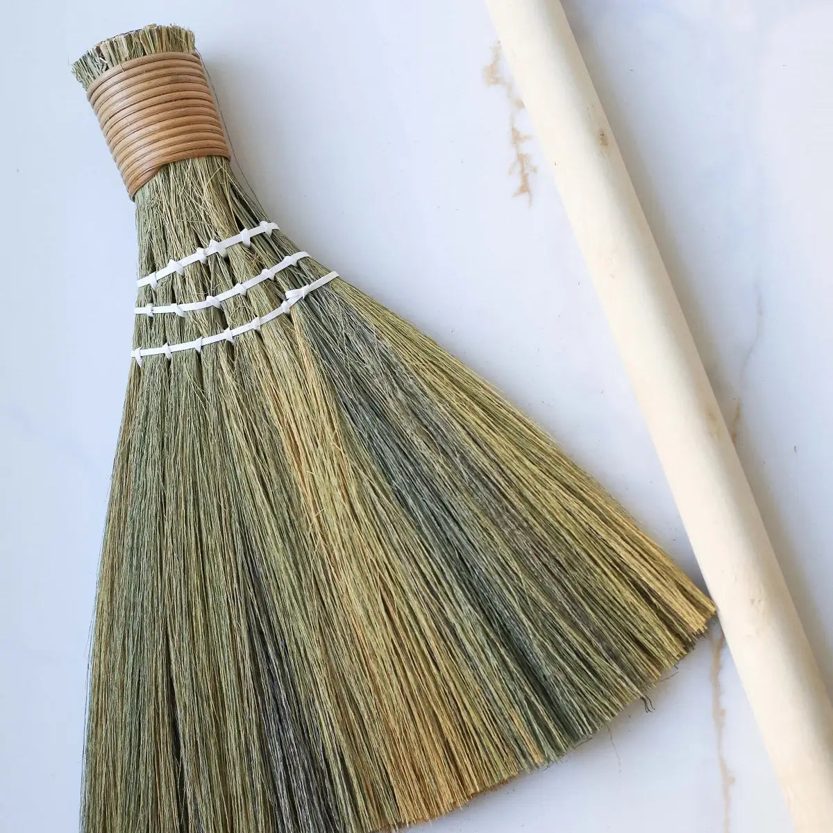 Handcrafted Straw Broom
