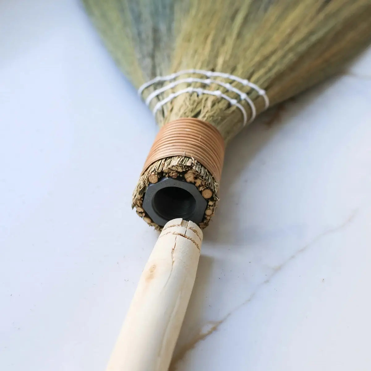 Handcrafted Straw Broom