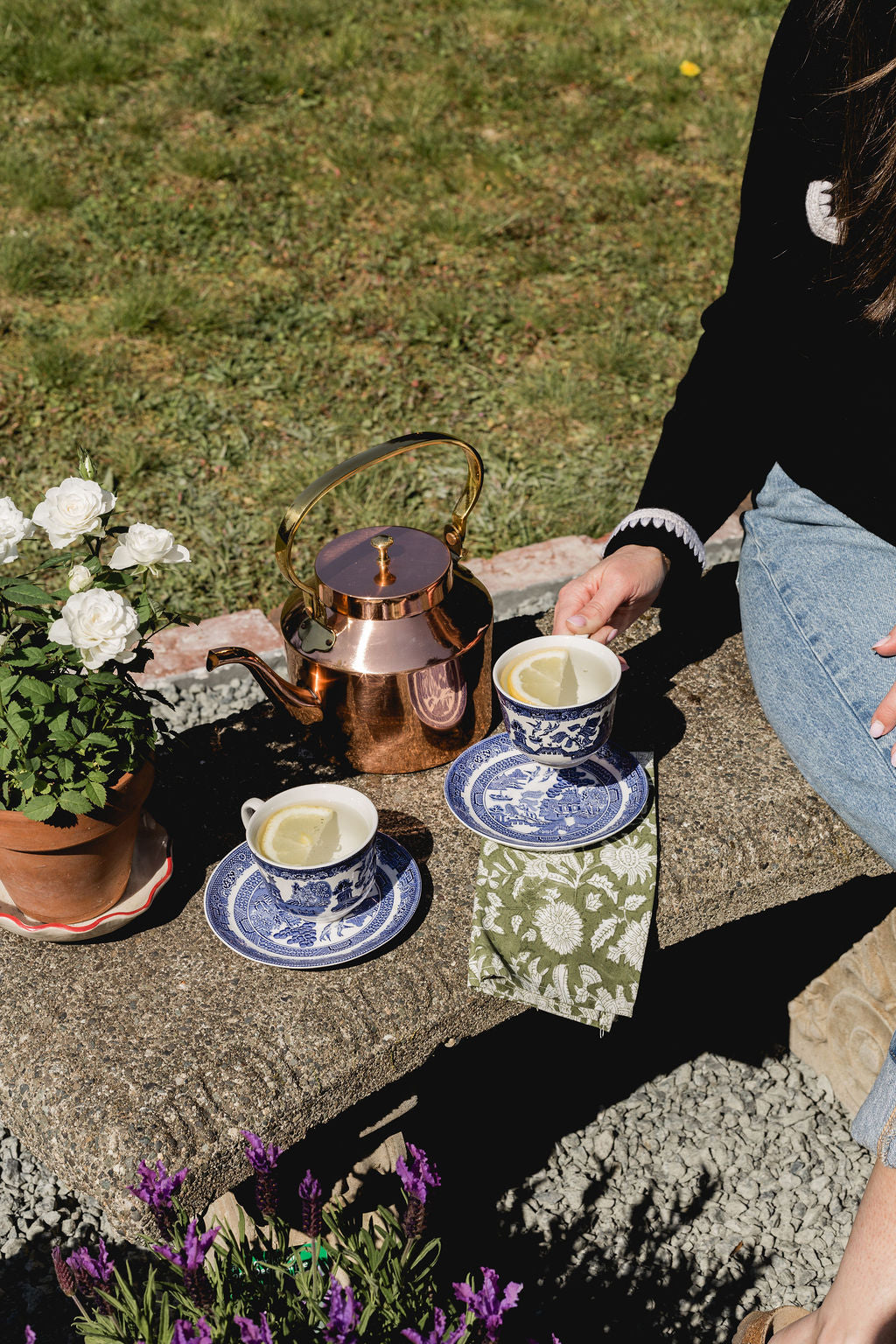 Cotton Napkins Pair - Secret Garden